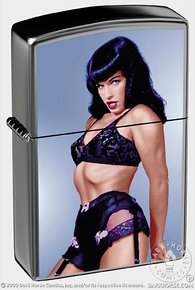 Cover for Bettie Page Zippo® Lighter Series II #1: Black Bettie (19-404)