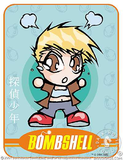 Cover for Bombshell Sticker #2 (Angry Mini Bombshell) (11-367)