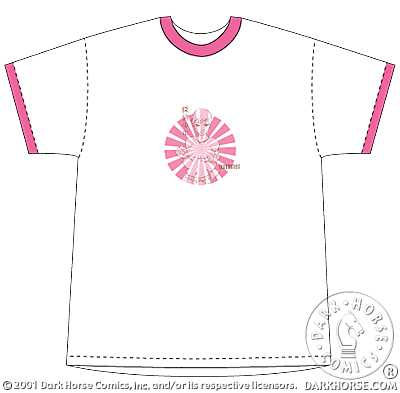Cover for Bombshell T-Shirt (Bombshell w/kanji White Adult Ringer Tee w/Pink) (M) (11-112)
