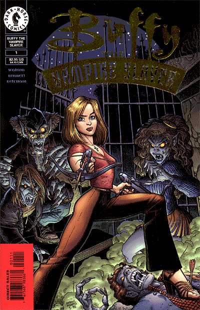 Cover for Buffy the Vampire Slayer #1 (gold foil logo) (98-366)