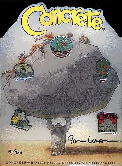 Cover for Concrete Limited Edition Pin Set (91-138)