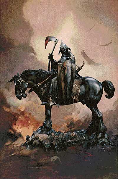 Cover for Frank Frazetta's Death Dealer Cold Cast Figure (96-014)