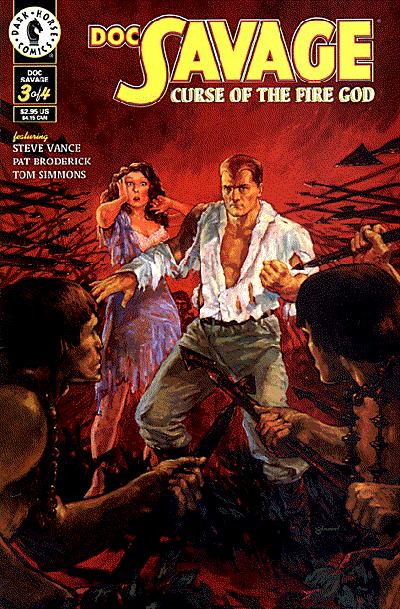 Cover for Doc Savage: Curse of the Fire God #3 (of 4) (93-760)