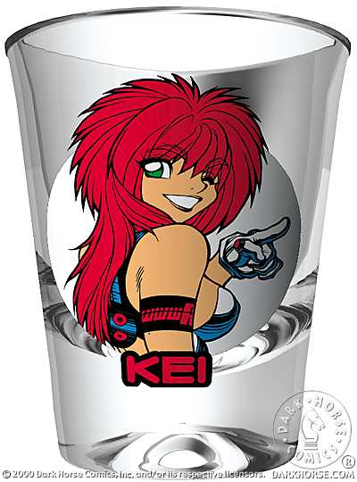 Cover for Dirty Pair: Kei Shot-glass (10-306)
