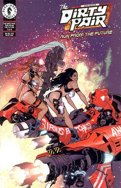 Cover for The Dirty Pair: Run from the Future #1 (of 4): (Hughes cover) (99-383)