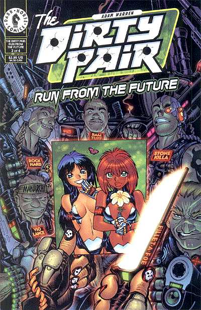 Cover for The Dirty Pair: Run from the Future #2 (of 4): (Warren cover) (99-006)