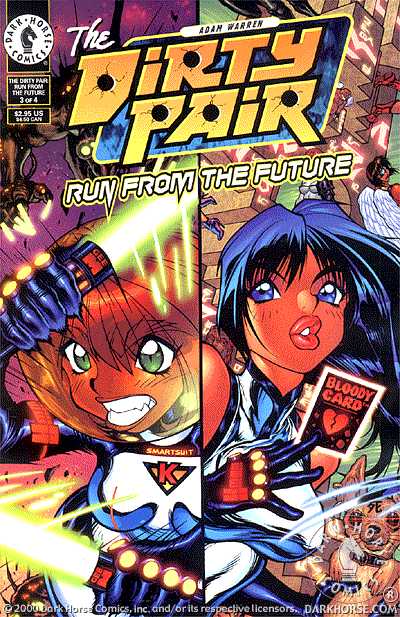 Cover for The Dirty Pair: Run from the Future #3 (of 4): (Warren cover) (99-009)