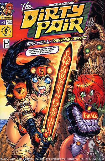 Cover for Dirty Pair: Sim Hell Remastered #3 (00-402)