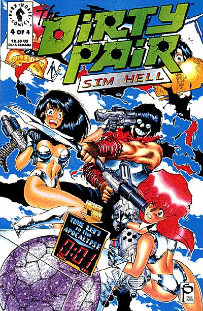 Cover for The Dirty Pair: Sim Hell #4 (of 4) (92-340)