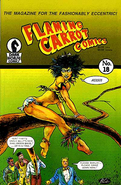 Cover for Flaming Carrot #18 (91-218)