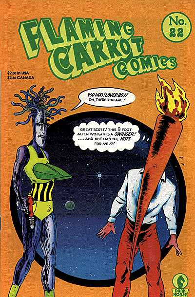 Cover for Flaming Carrot #22 (91-222)