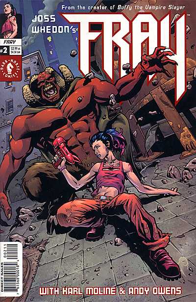 Cover for Joss Whedon's Fray #2 (of 8) Second Printing (00-025)