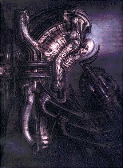 Cover for Giger Lithograph: Pilot in Cockpit (91-238)