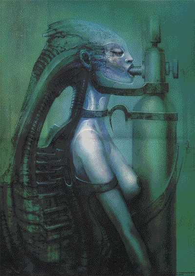 Cover for H. R. Giger Poster: Biomechanoid (91-085)