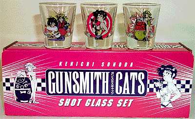 Cover for Gunsmith Cats shot-glass set (19-073)