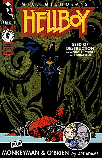 Cover for Hellboy: Seed of Destruction #3 (of 4) (93-419)