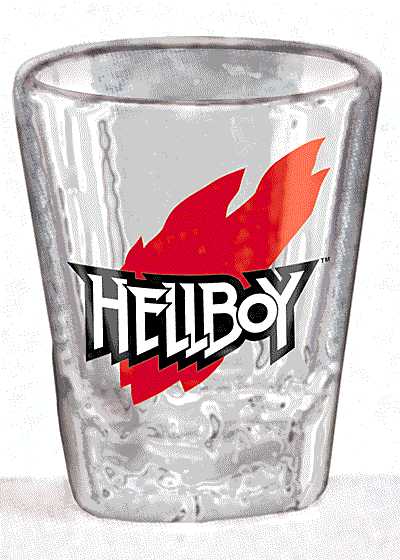 Cover for Hellboy Shot Glass (17-605)