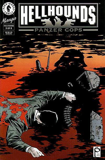 Cover for Hellhounds: Panzer Cops #3 (of 6) (93-597)