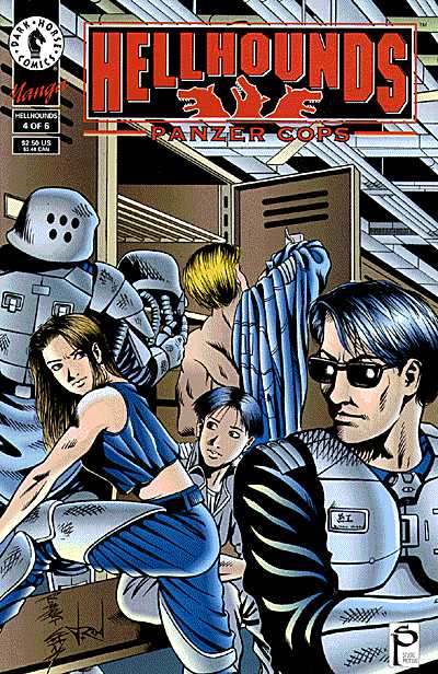 Cover for Hellhounds: Panzer Cops #4 (of 6) (93-614)