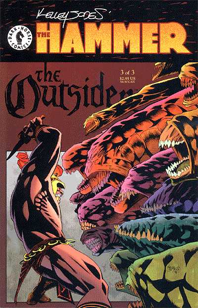 Cover for Kelley Jones' The Hammer: The Outsider #3 (of 3) (98-104)
