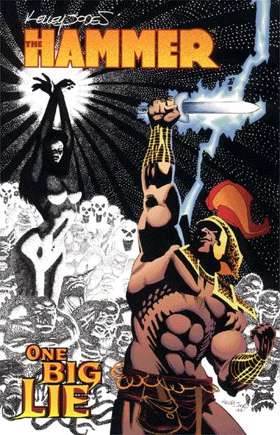 Cover for Kelley Jones' The Hammer: One Big Lie TPB (47-809)