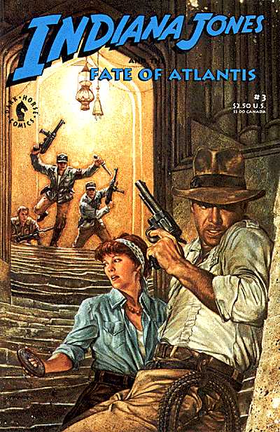 Cover for Indiana Jones and the the Fate of Atlantis #3 (of 4) (91-257)