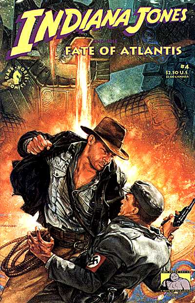 Cover for Indiana Jones and the the Fate of Atlantis #4 (of 4) (91-260)