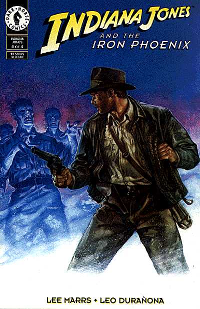 Cover for Indiana Jones and the Iron Phoenix #4 (of 4) (93-576)