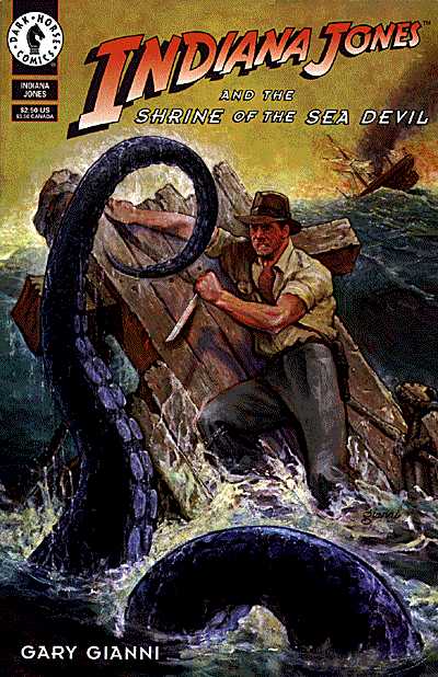 Cover for Indiana Jones and the Shrine of the Sea Devil (93-498)