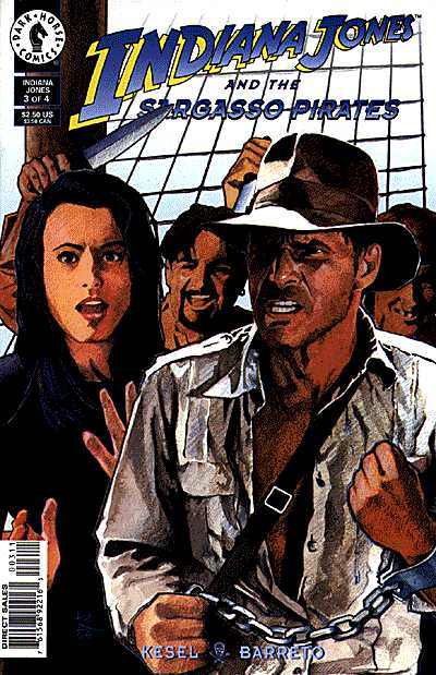Cover for Indiana Jones and the Sargasso Pirates #3 (of 4) (92-216)