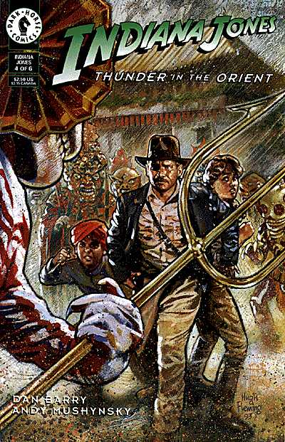 Cover for Indiana Jones: Thunder in the Orient #4 (of 6) (92-659)