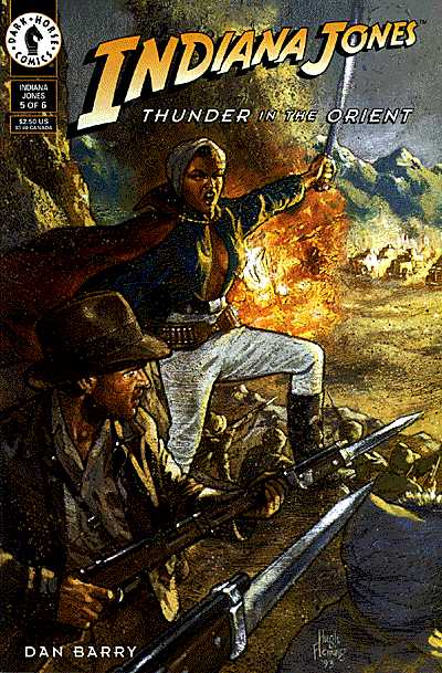 Cover for Indiana Jones: Thunder in the Orient #5 (of 6) (93-135)
