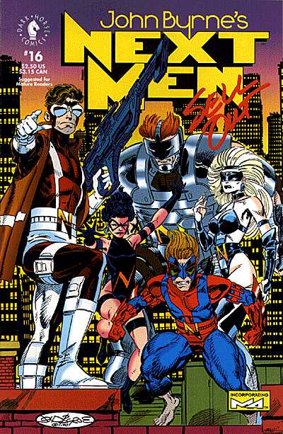 Cover for John Byrne's Next Men #16 (93-124)
