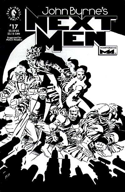 Cover for John Byrne's Next Men #17 (93-131)