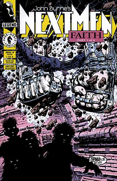 Cover for John Byrne's Next Men #19: Faith (Part 1 of 4) (93-153)