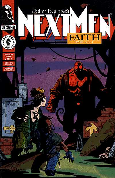 Cover for John Byrne's Next Men #21: Faith (Part 3 of 4) (93-183)