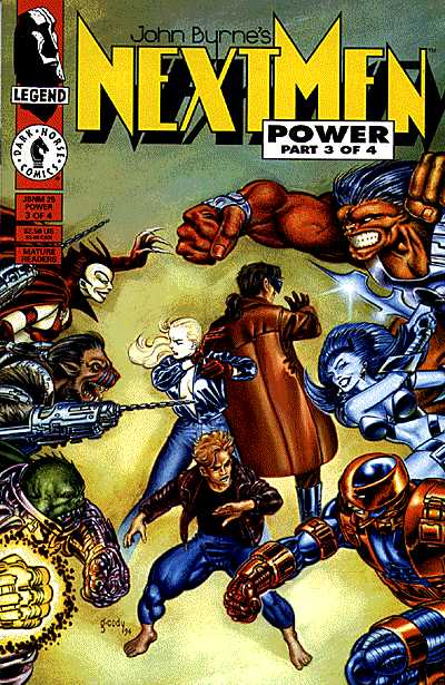 Cover for John Byrne's Next Men #25: Power (Part 3 of 4) (93-507)