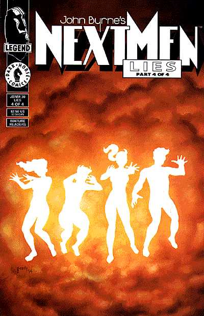 Cover for John Byrne's Next Men #30: Lies (Part 4 of 4) (93-677)