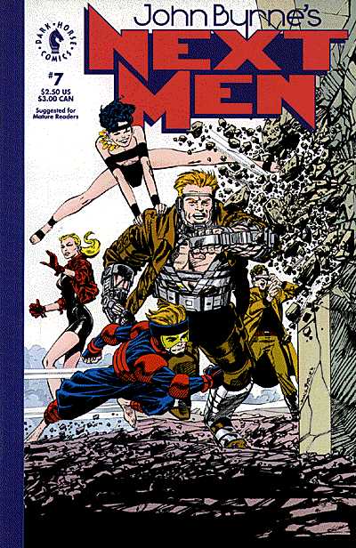 Cover for John Byrne's Next Men #7 (92-125)