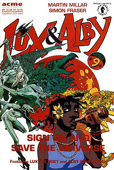 Cover for Lux and Alby Sign On and Save the Universe #9 (53-358)
