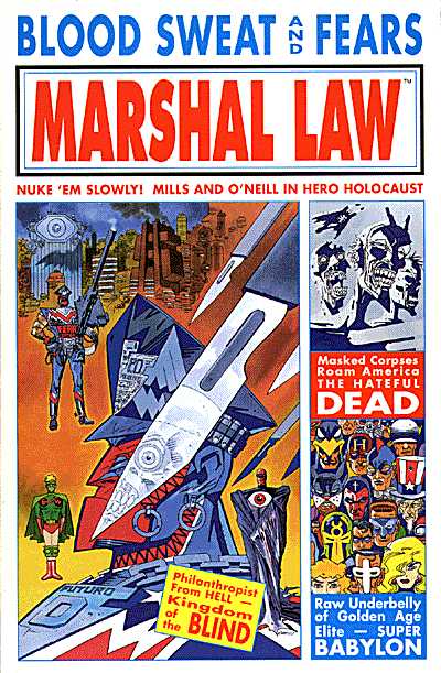 Cover for Marshal Law: Blood, Sweat, and Fears TPB (92-753)