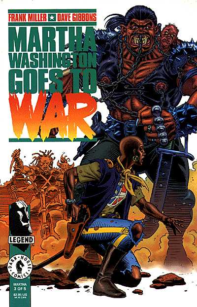 Cover for Martha Washington Goes to War #3 (of 5) (93-727)