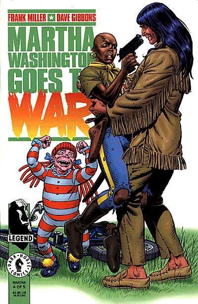 Cover for Martha Washington Goes to War #4 (of 5) (93-741)