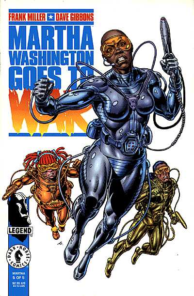 Cover for Martha Washington Goes to War #5 (of 5) (93-764)