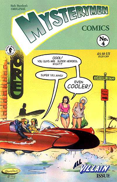 Cover for Bob Burden's Original Mysterymen #4 (94-311)