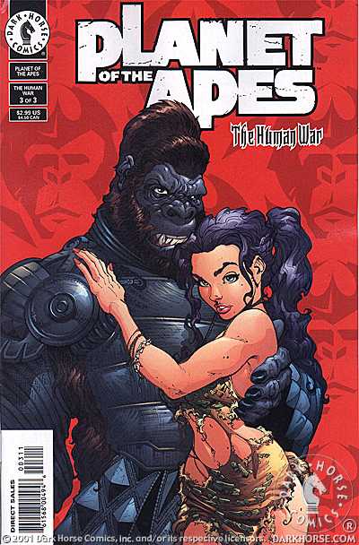 Cover for Planet of the Apes: The Human War #3 (of 3) (00-505)