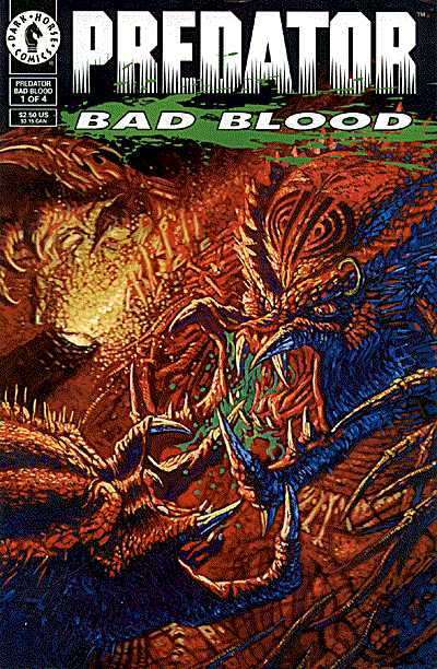 Cover for Predator: Bad Blood #1 (of 4) (92-650)