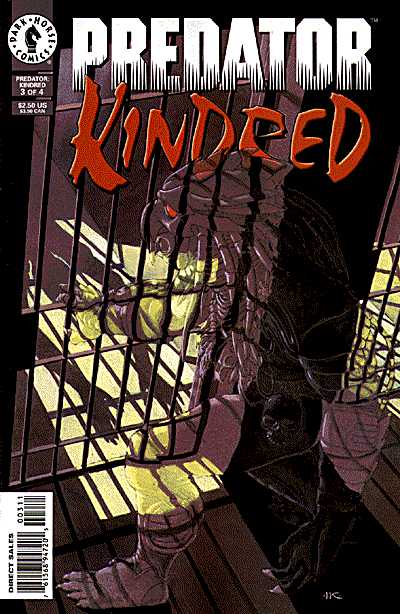 Cover for Predator: Kindred #3 (of 4) (94-744)