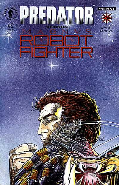 Cover for Predator vs. Magnus Robot Fighter #2 (of 2) (92-415)