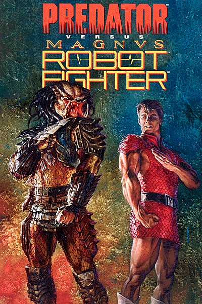 Cover for Predator vs. Magnus Robot Fighter TPB (43-801)